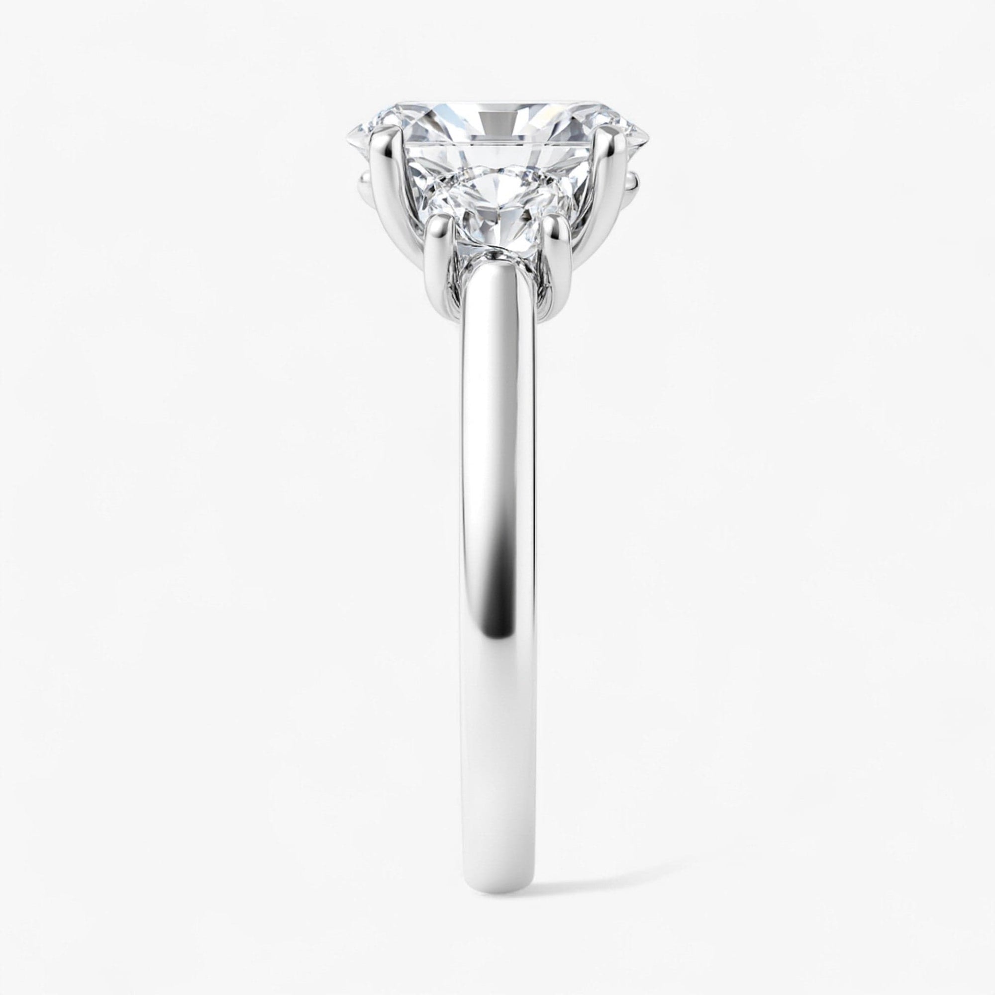 The Classic 3-Stone Engagement Ring | Oval