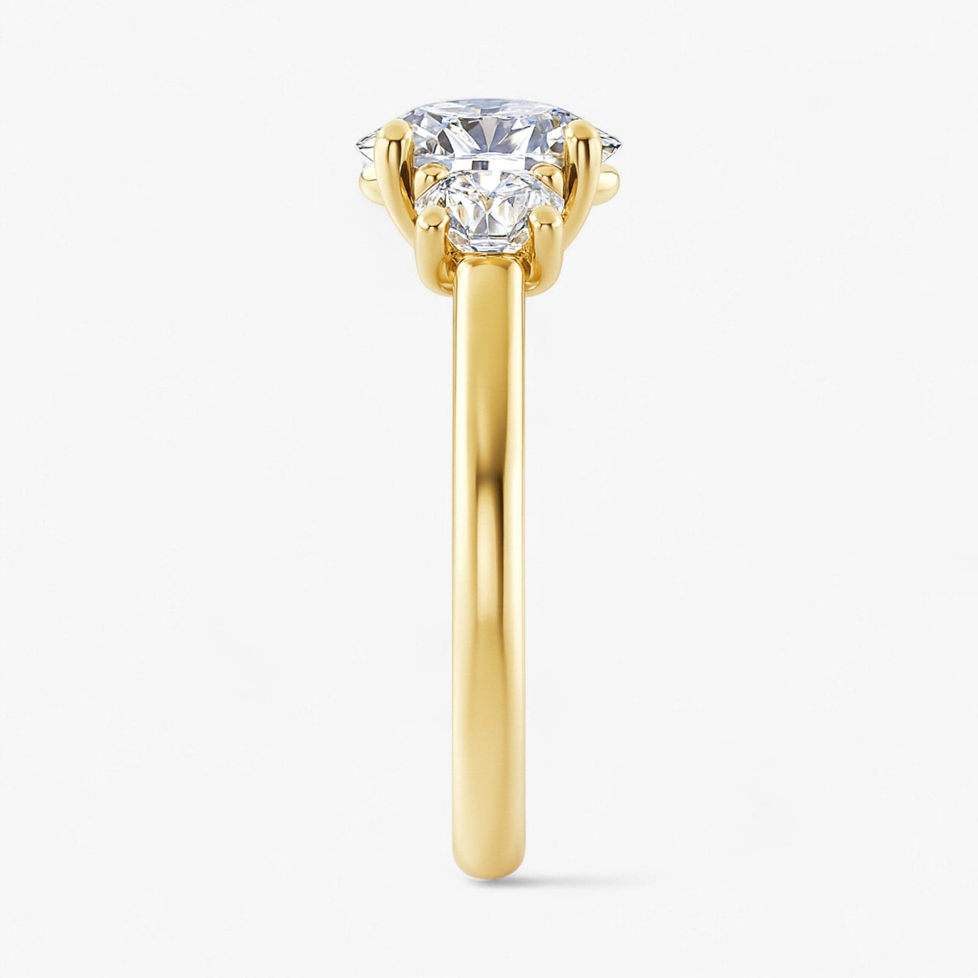 The Classic 3-Stone Engagement Ring | Oval