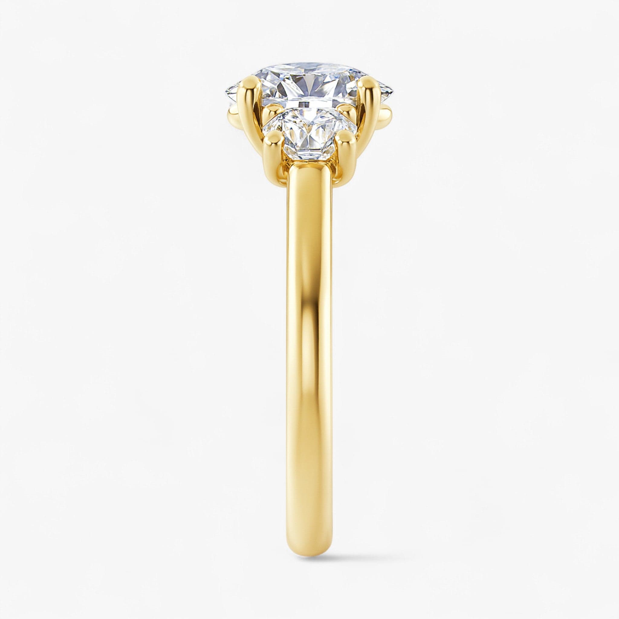 The Classic 3-Stone Engagement Ring | Oval