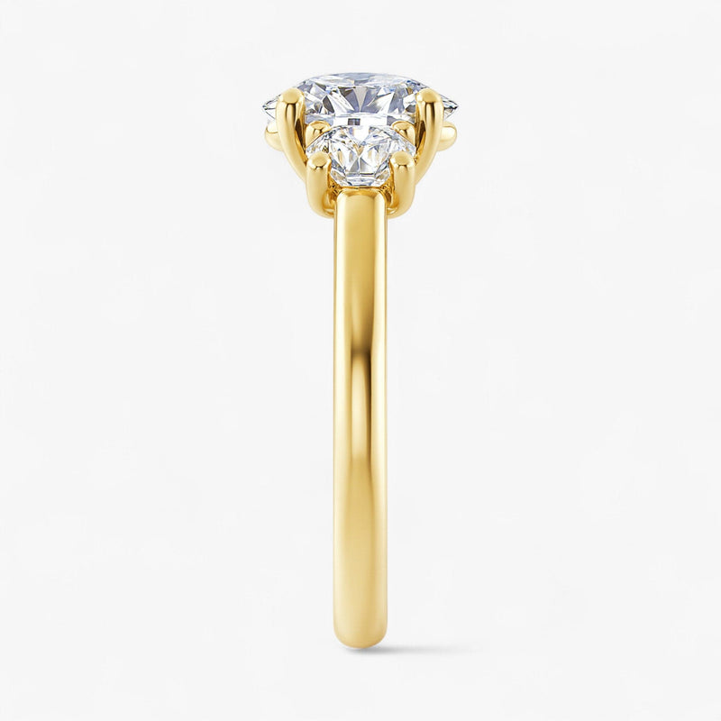 The Classic 3-Stone Engagement Ring | Oval