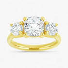 The Classic 3-Stone Engagement Ring | Cushion