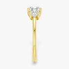 The Classic 3-Stone Engagement Ring | Cushion