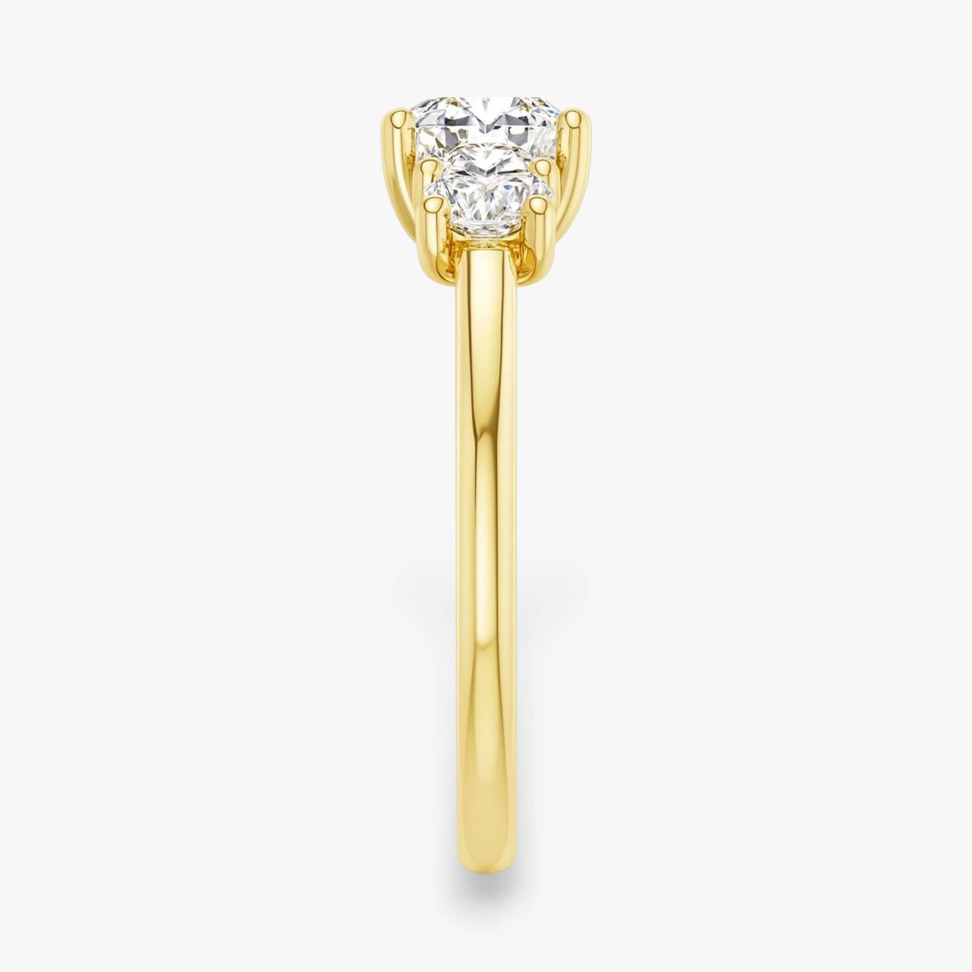 The Classic 3-Stone Engagement Ring | Cushion