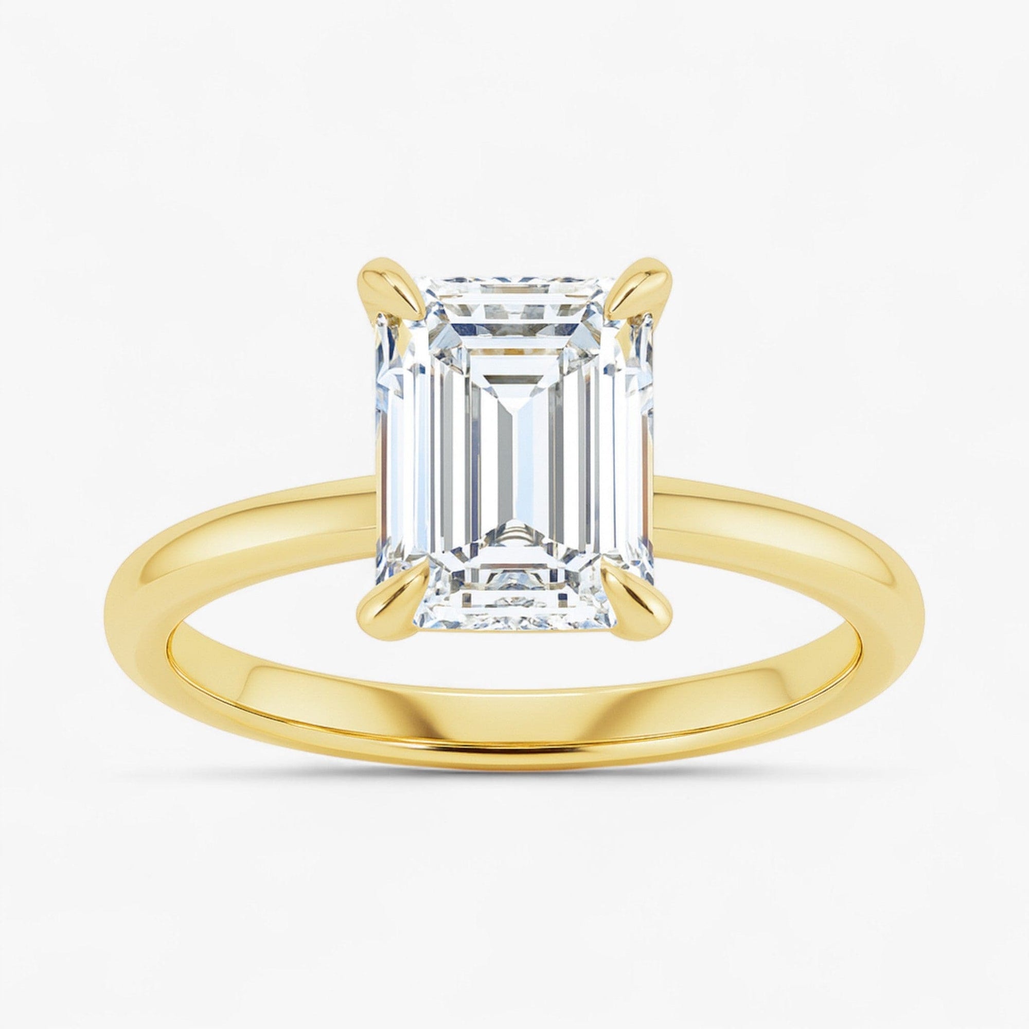 The Timeless Solitaire Engagement Ring | Emerald