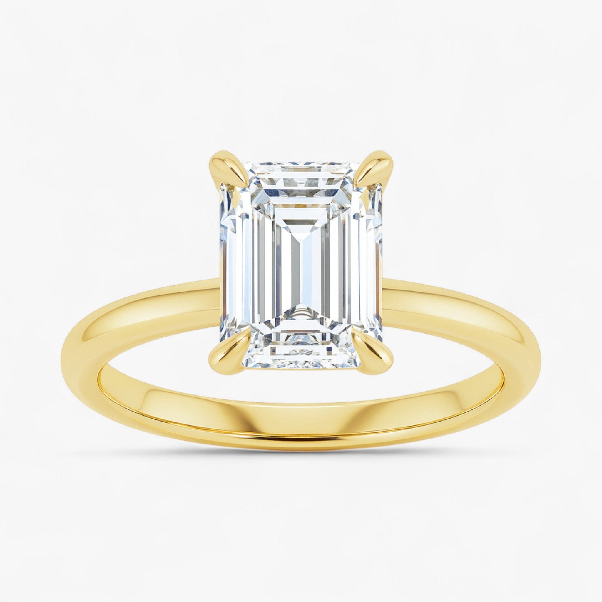 The Timeless Solitaire Engagement Ring | Emerald
