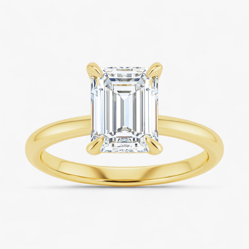 The Timeless Solitaire Engagement Ring | Emerald