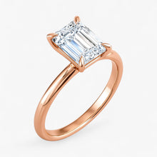 The Timeless Solitaire Engagement Ring | Emerald