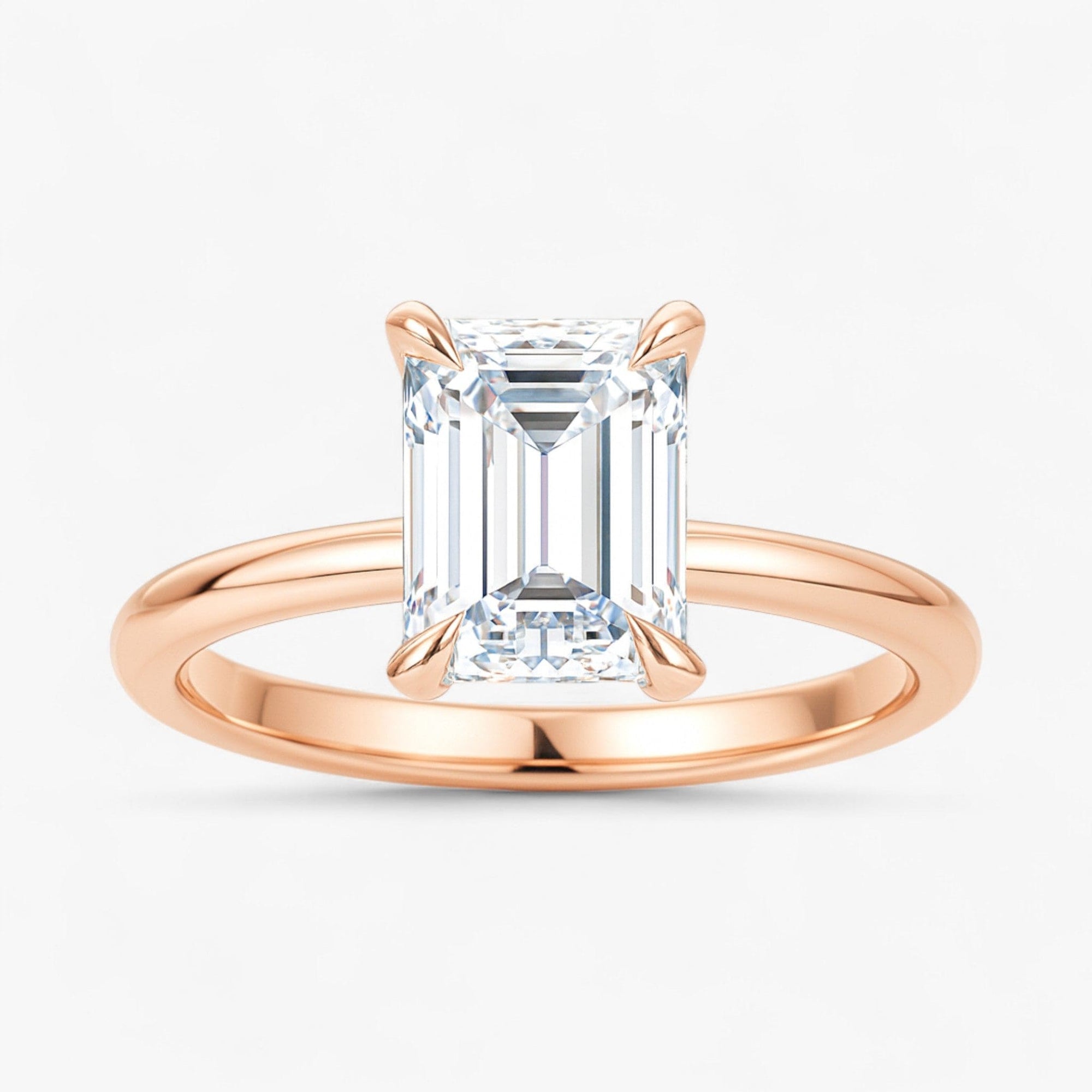 The Timeless Solitaire Engagement Ring | Emerald