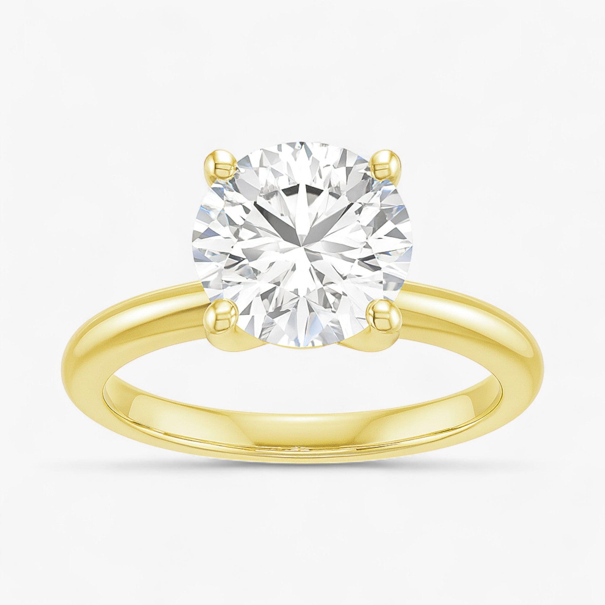 The Classic 4-Prong Solitaire Engagement Ring | Round