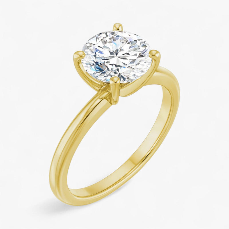 The Classic 4-Prong Solitaire Engagement Ring | Round