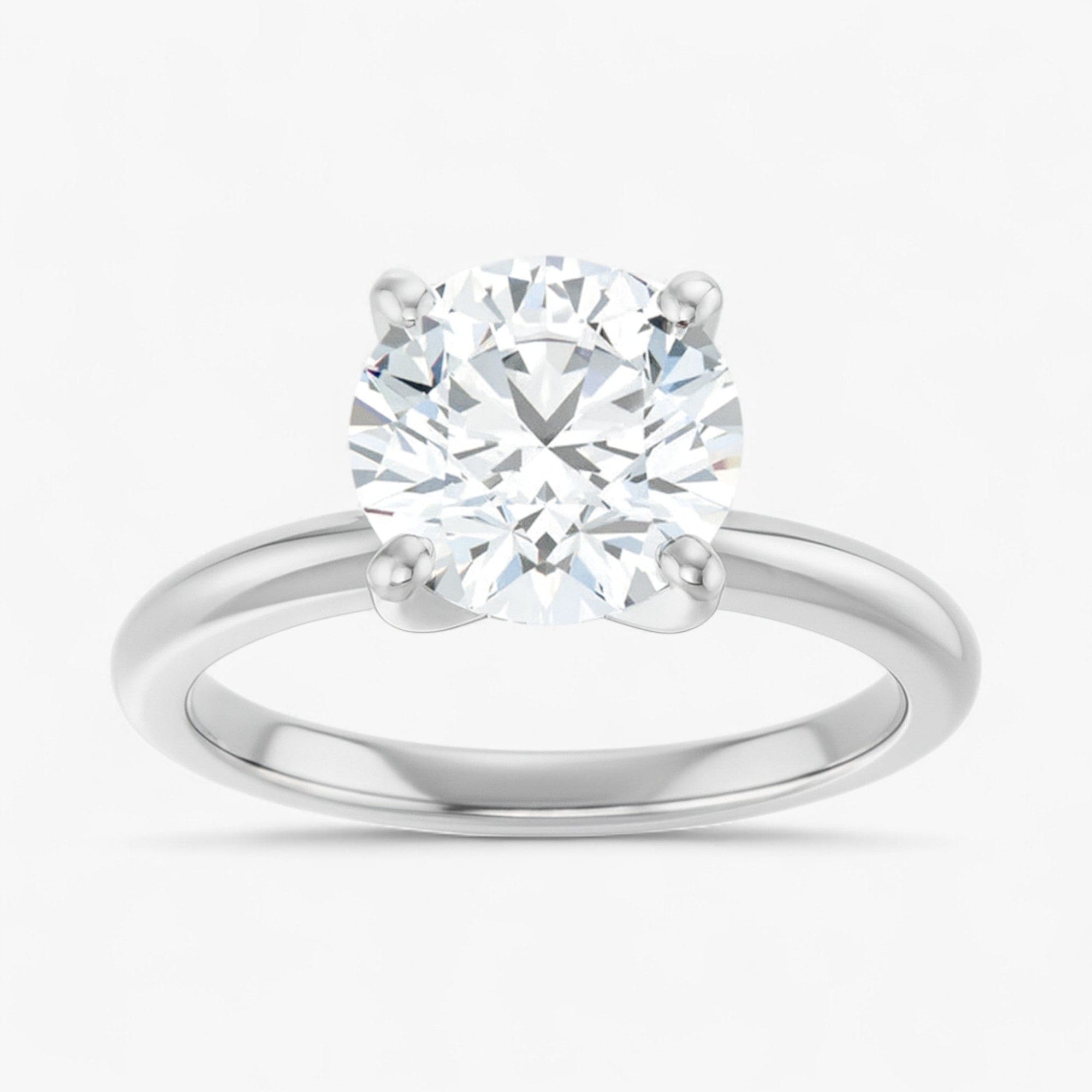 The Classic 4-Prong Solitaire Engagement Ring | Round