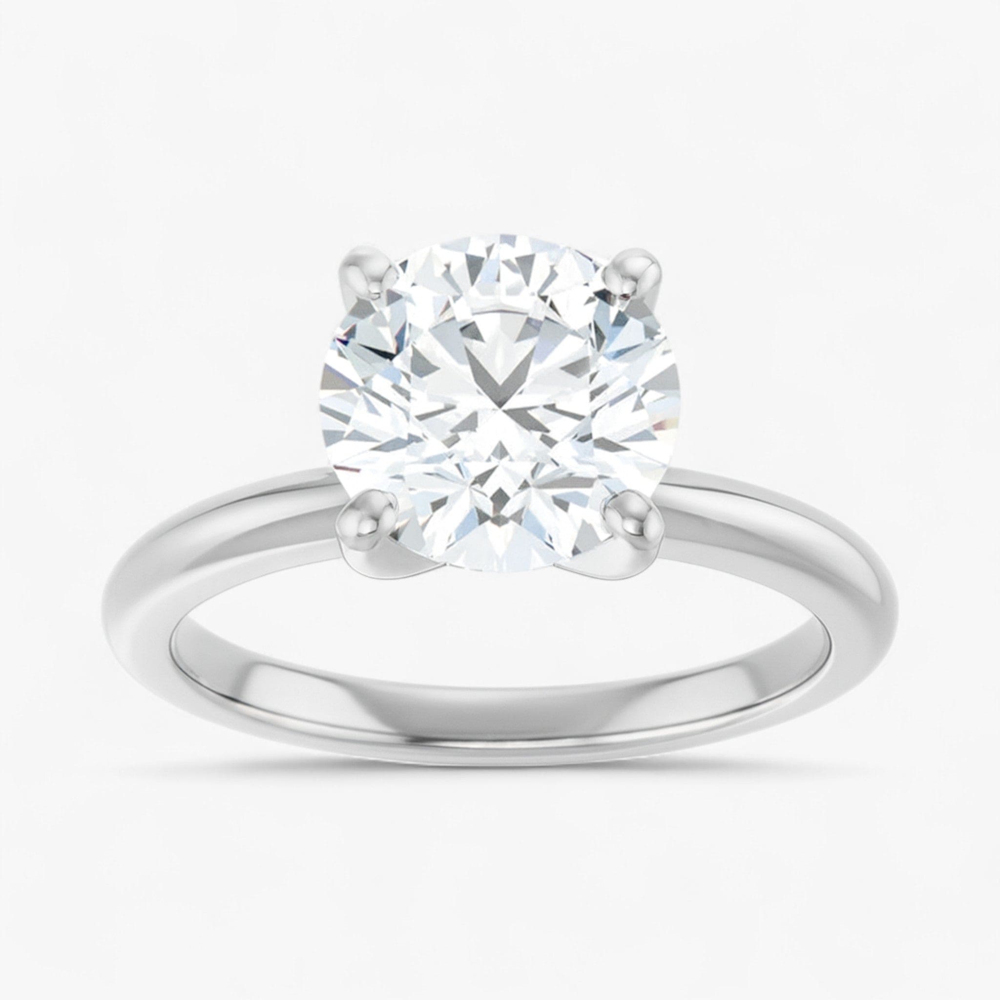The Classic 4-Prong Solitaire Engagement Ring | Round