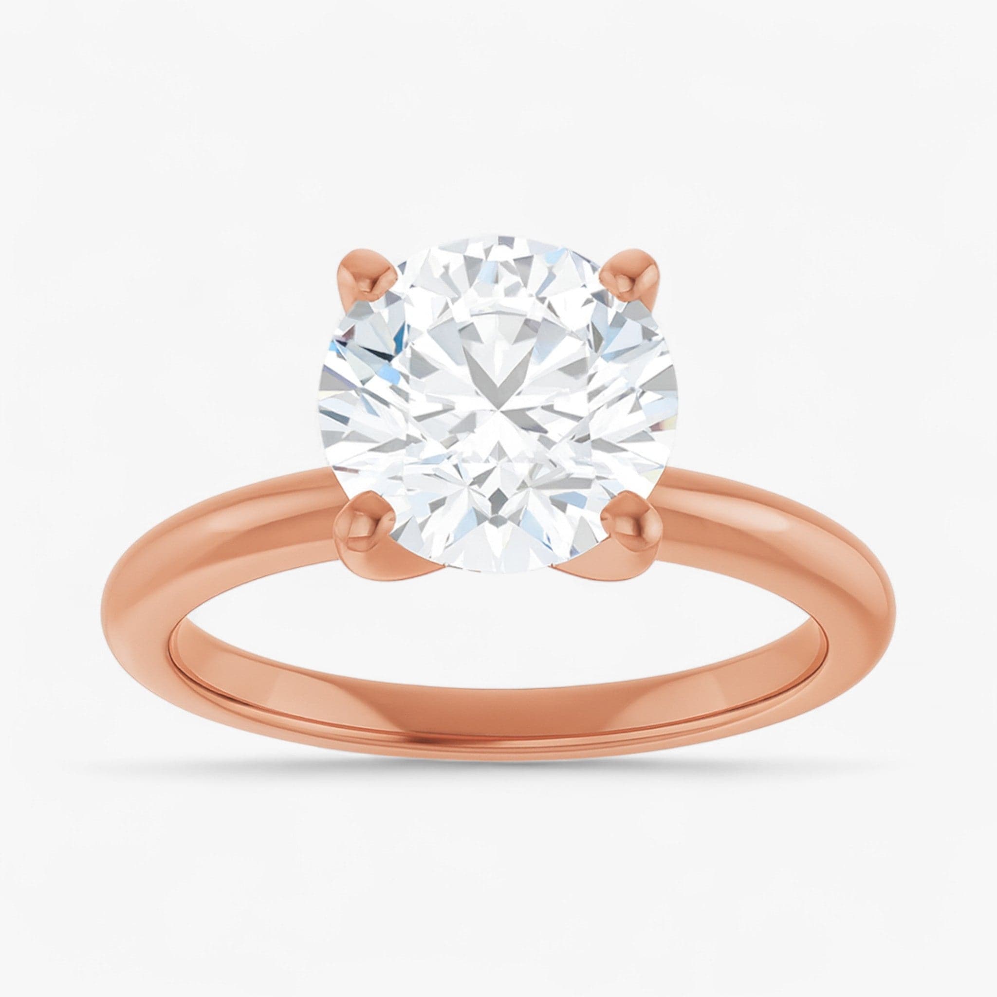 The Classic 4-Prong Solitaire Engagement Ring | Round