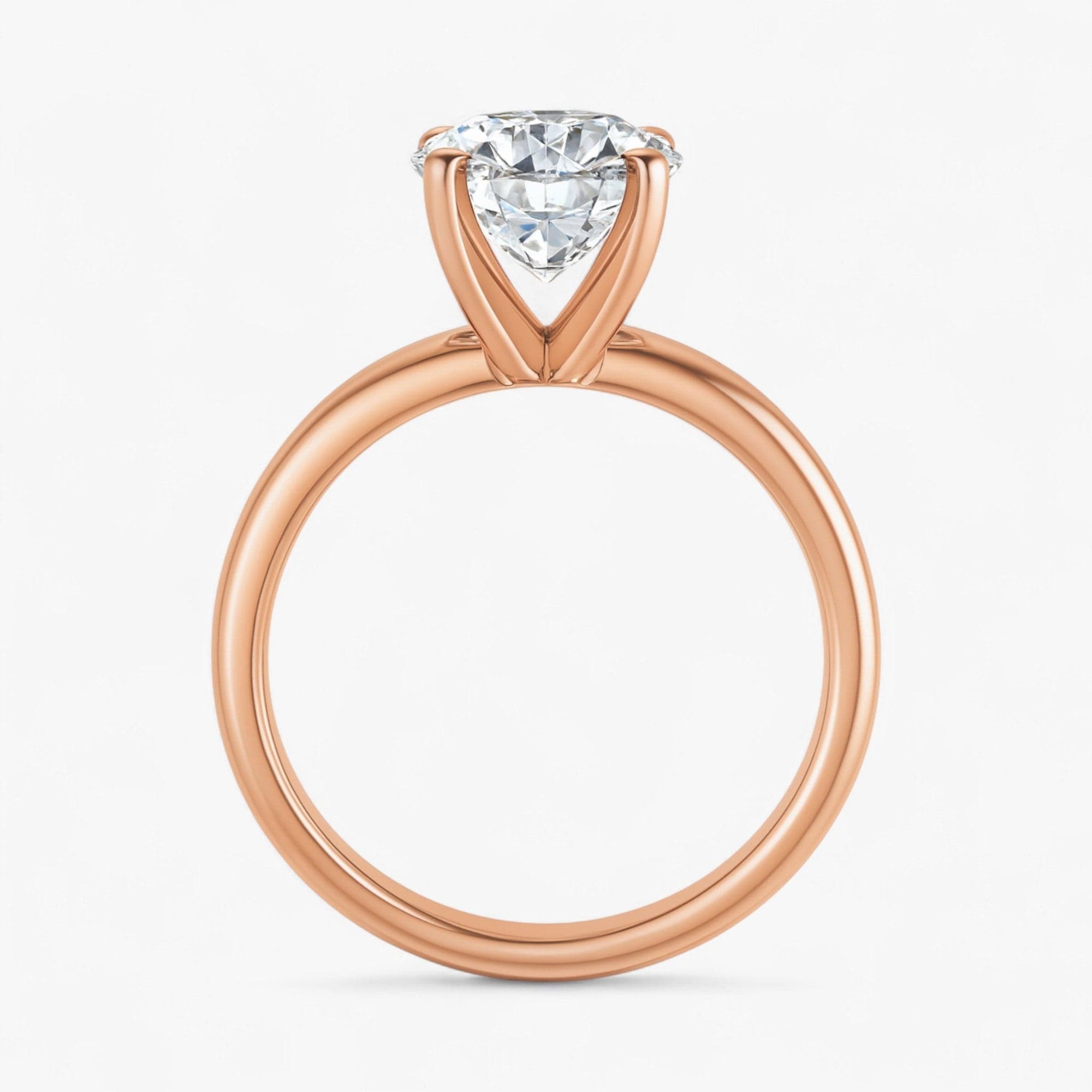 The Classic 4-Prong Solitaire Engagement Ring | Round