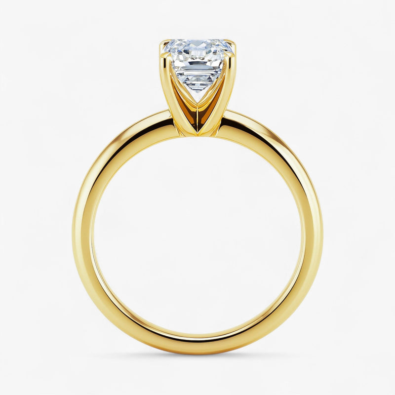 The Classic 4-Prong Solitaire Engagement Ring | Emerald