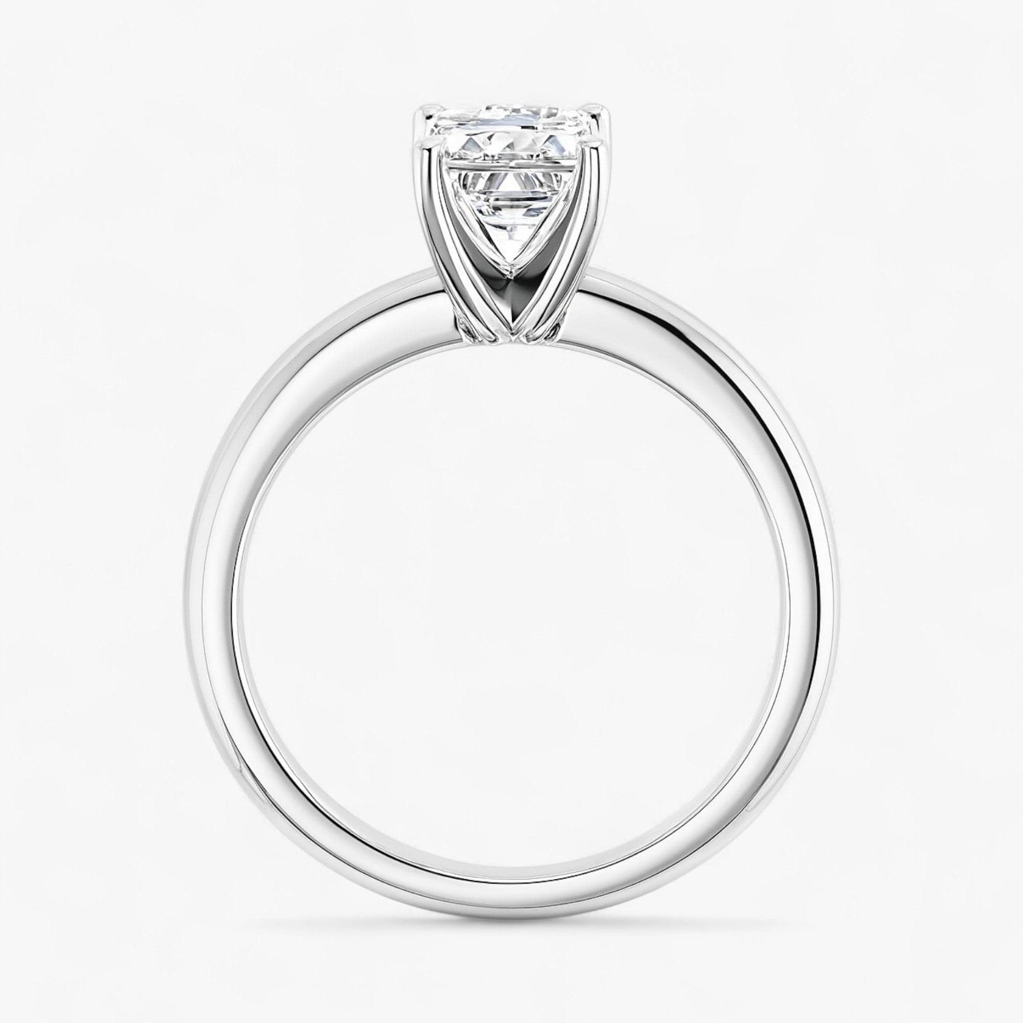 The Classic 4-Prong Solitaire Engagement Ring | Emerald