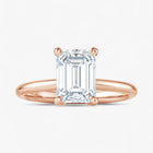 The Classic 4-Prong Solitaire Engagement Ring | Emerald