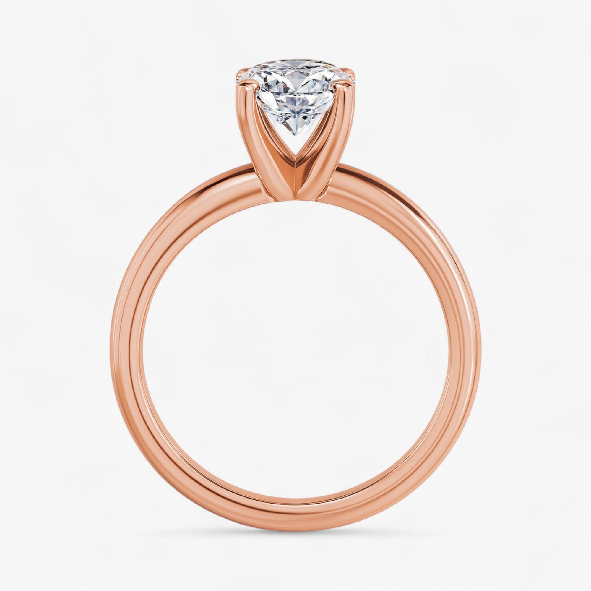 The Classic 4-Prong Solitaire Engagement Ring | Oval