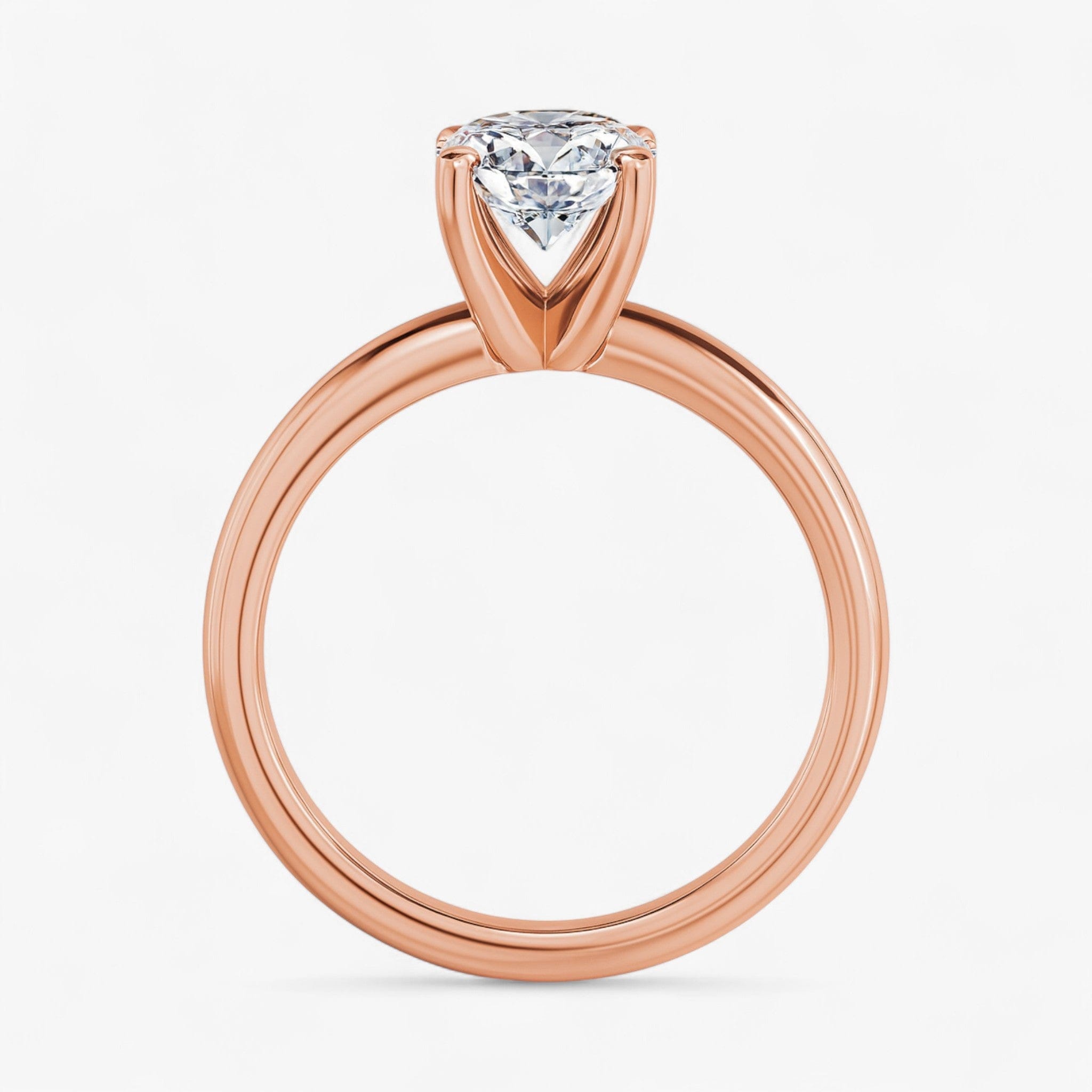 The Classic 4-Prong Solitaire Engagement Ring | Oval
