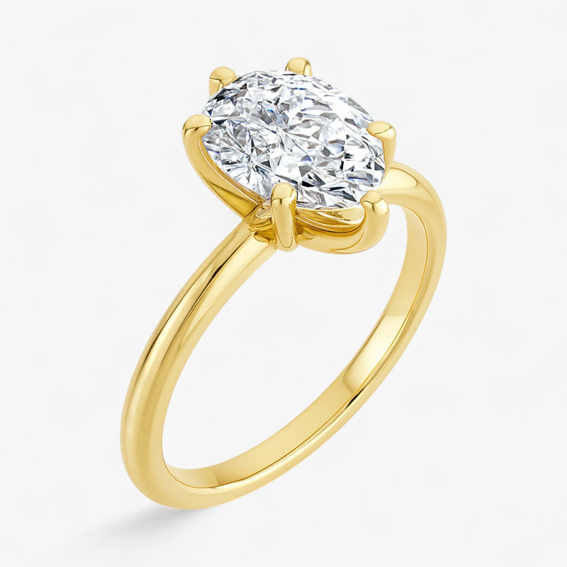 The Classic 4-Prong Solitaire Engagement Ring | Pear