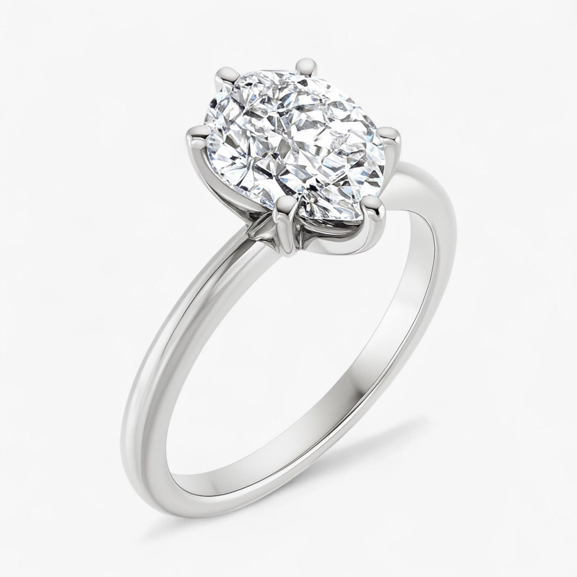 The Classic 4-Prong Solitaire Engagement Ring | Pear