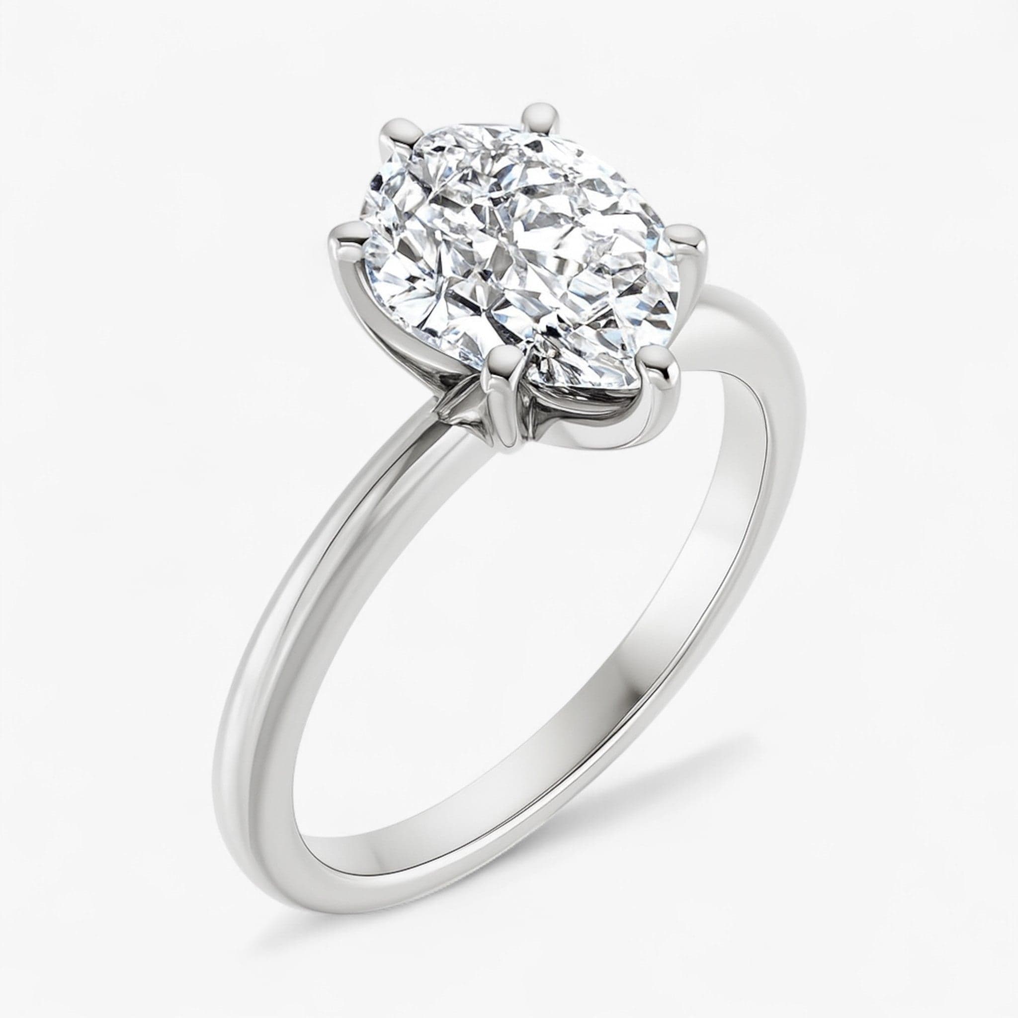 The Classic 4-Prong Solitaire Engagement Ring | Pear