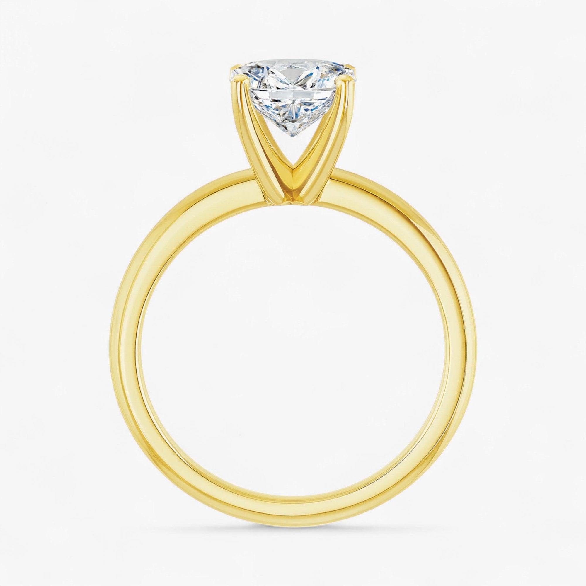 The Classic 4-Prong Solitaire Engagement Ring | Cushion