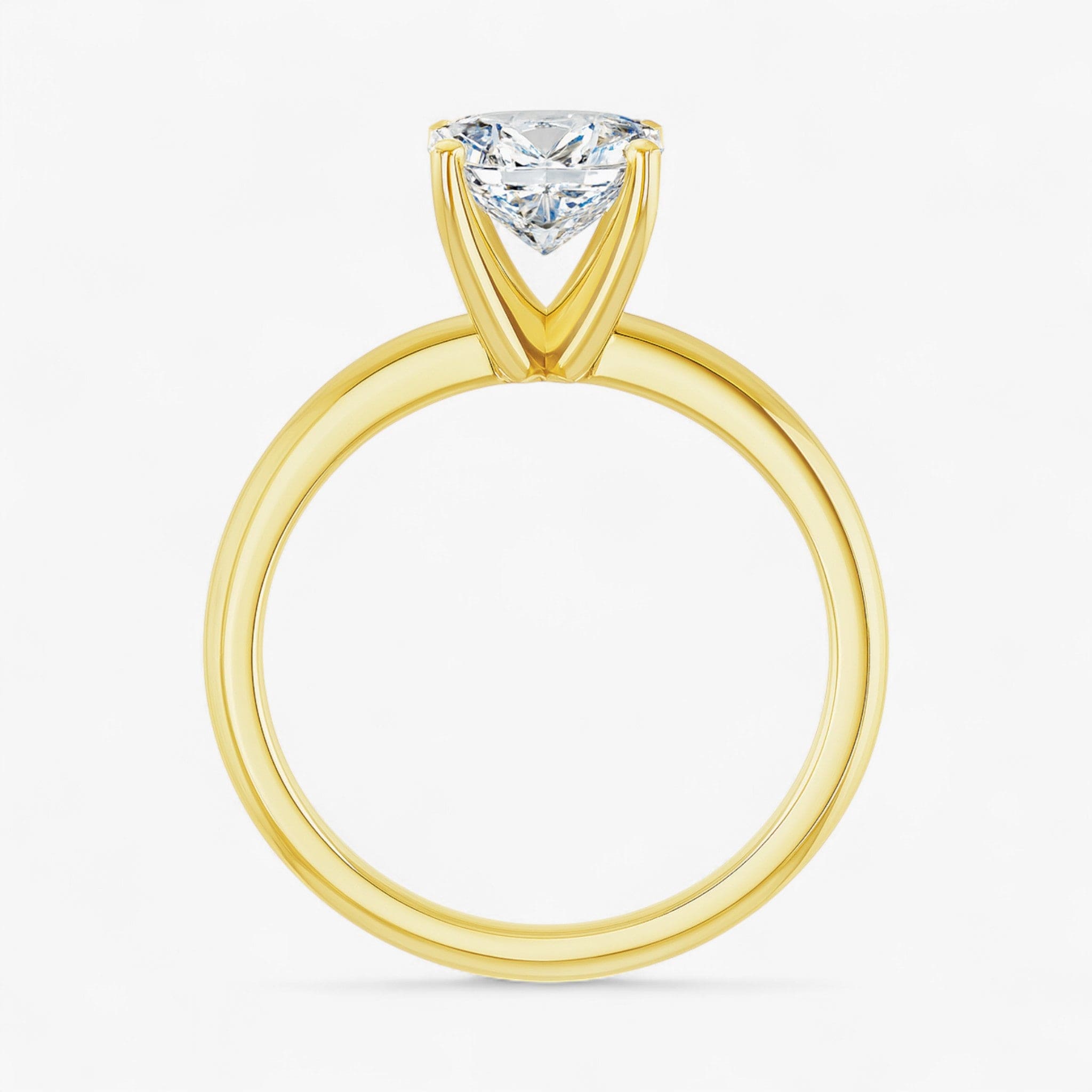 The Classic 4-Prong Solitaire Engagement Ring | Cushion