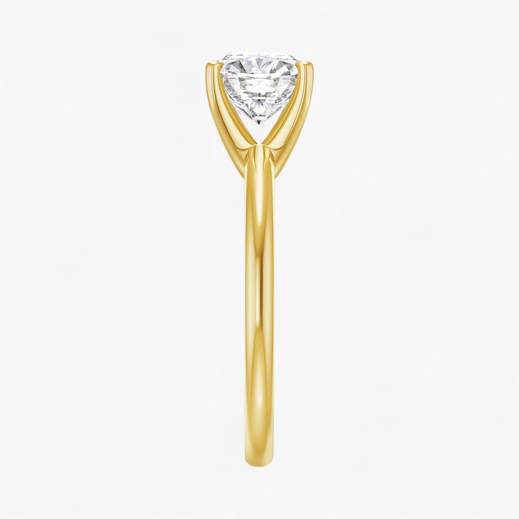 The Classic 4-Prong Solitaire Engagement Ring | Cushion