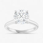 The Timeless Cathedral Solitaire Engagement Ring | Round