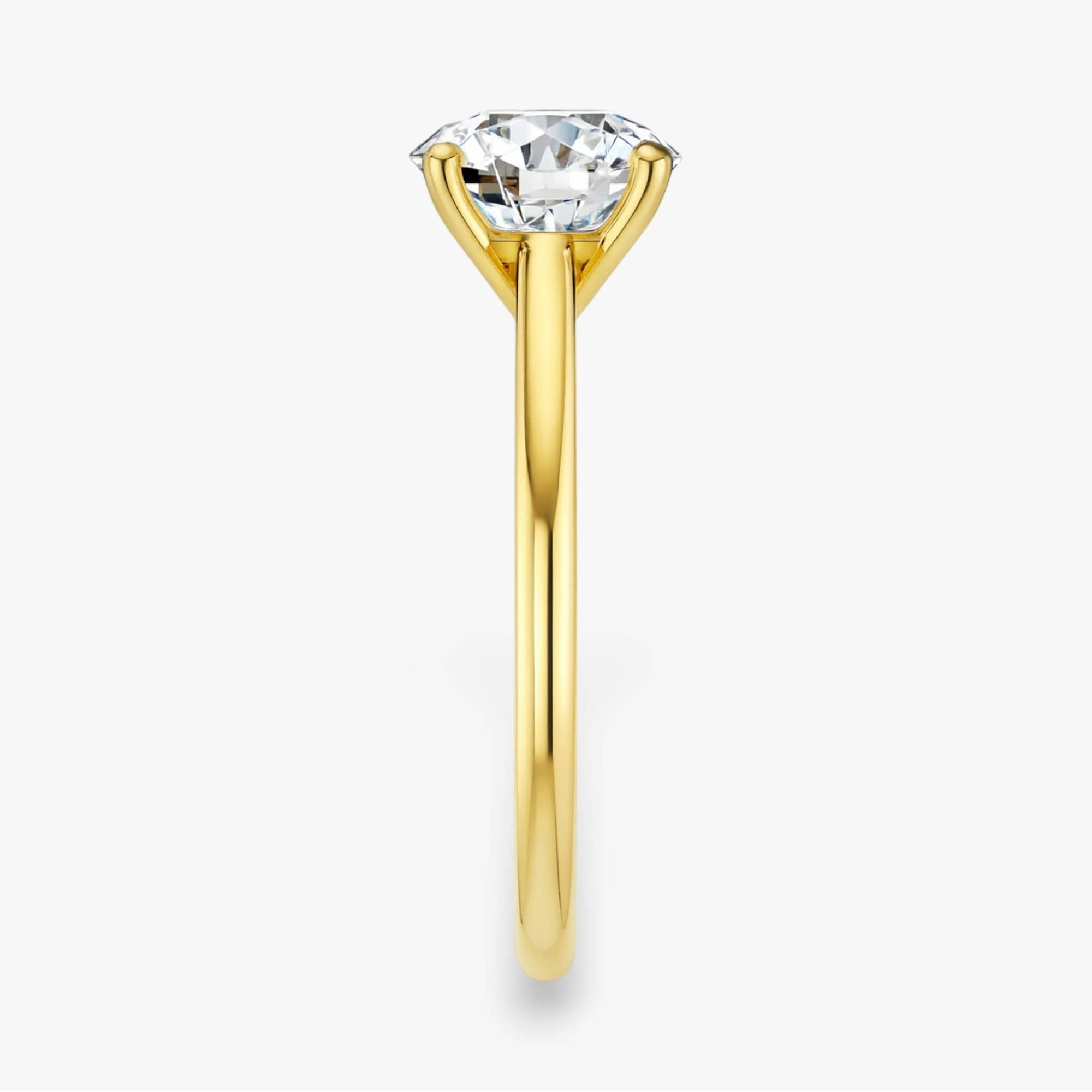 The Timeless Cathedral Solitaire Engagement Ring | Round