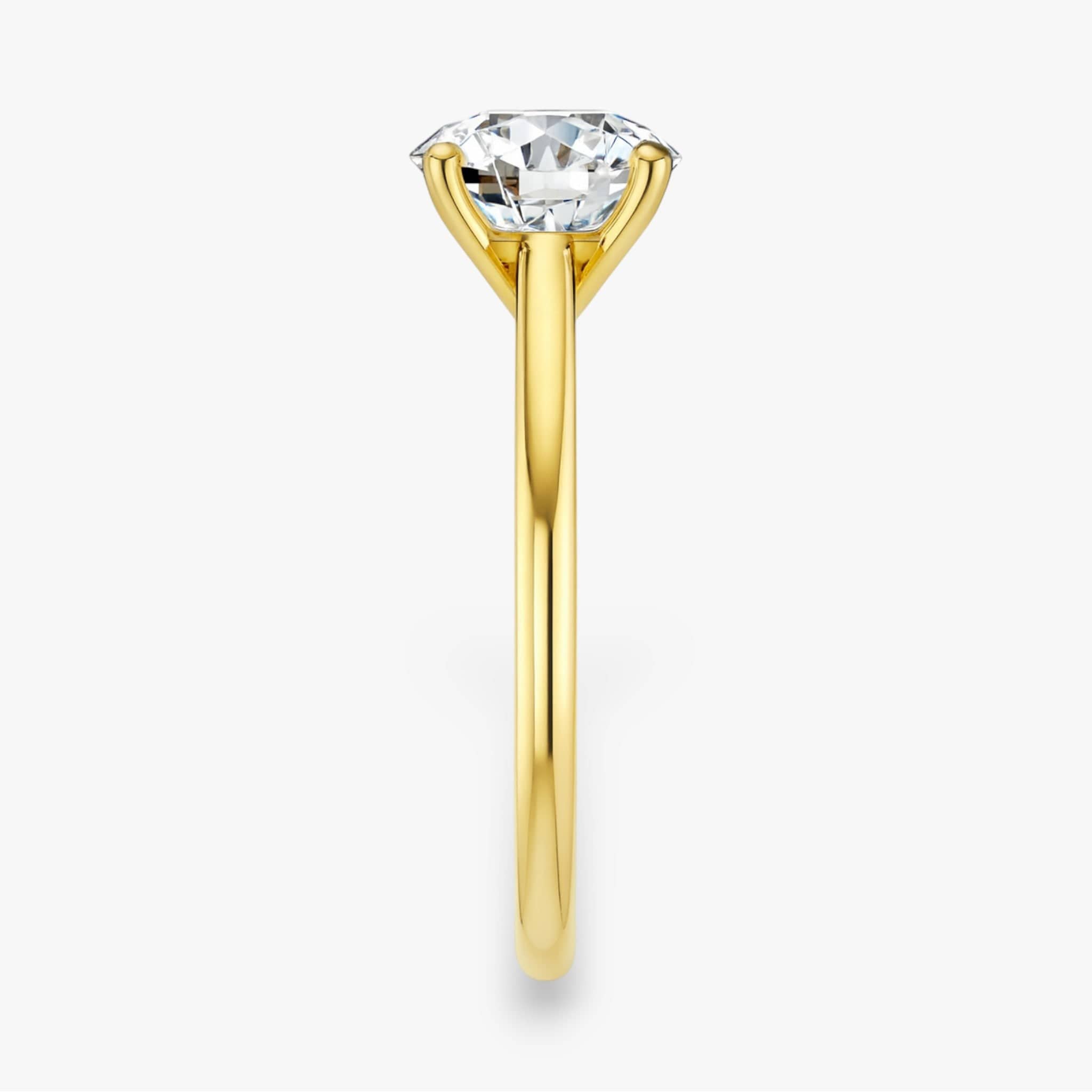 The Timeless Cathedral Solitaire Engagement Ring | Round