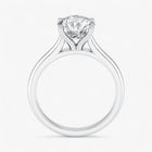 The Timeless Cathedral Solitaire Engagement Ring | Round