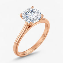 The Timeless Cathedral Solitaire Engagement Ring | Round