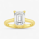 The Timeless Cathedral Solitaire Engagement Ring | Emerald