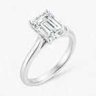 The Timeless Cathedral Solitaire Engagement Ring | Emerald
