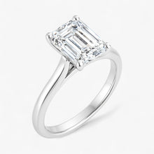 The Timeless Cathedral Solitaire Engagement Ring | Emerald
