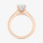 The Timeless Cathedral Solitaire Engagement Ring | Emerald