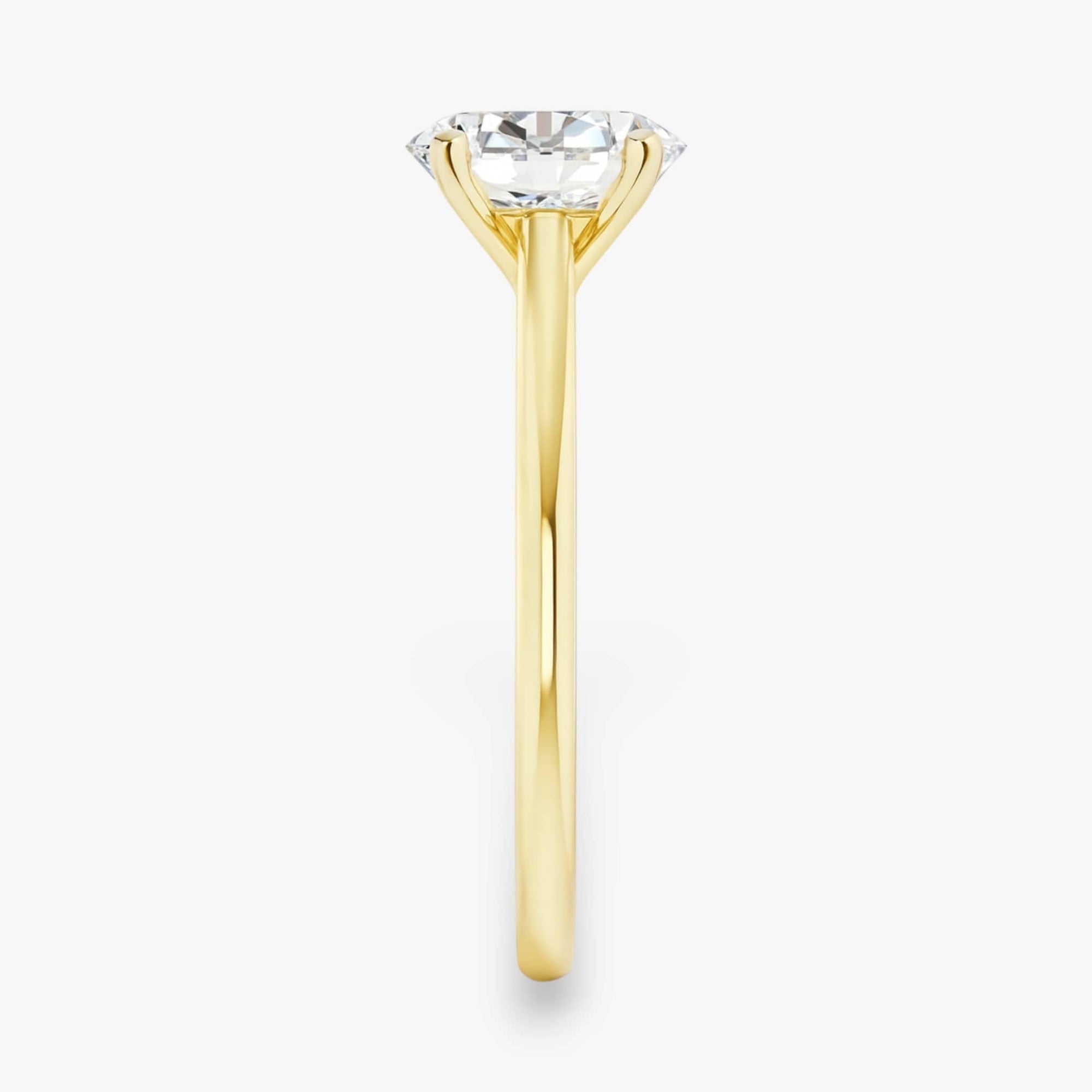 The Timeless Cathedral Solitaire Engagement Ring | Oval