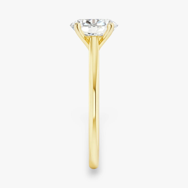 The Timeless Cathedral Solitaire Engagement Ring | Oval