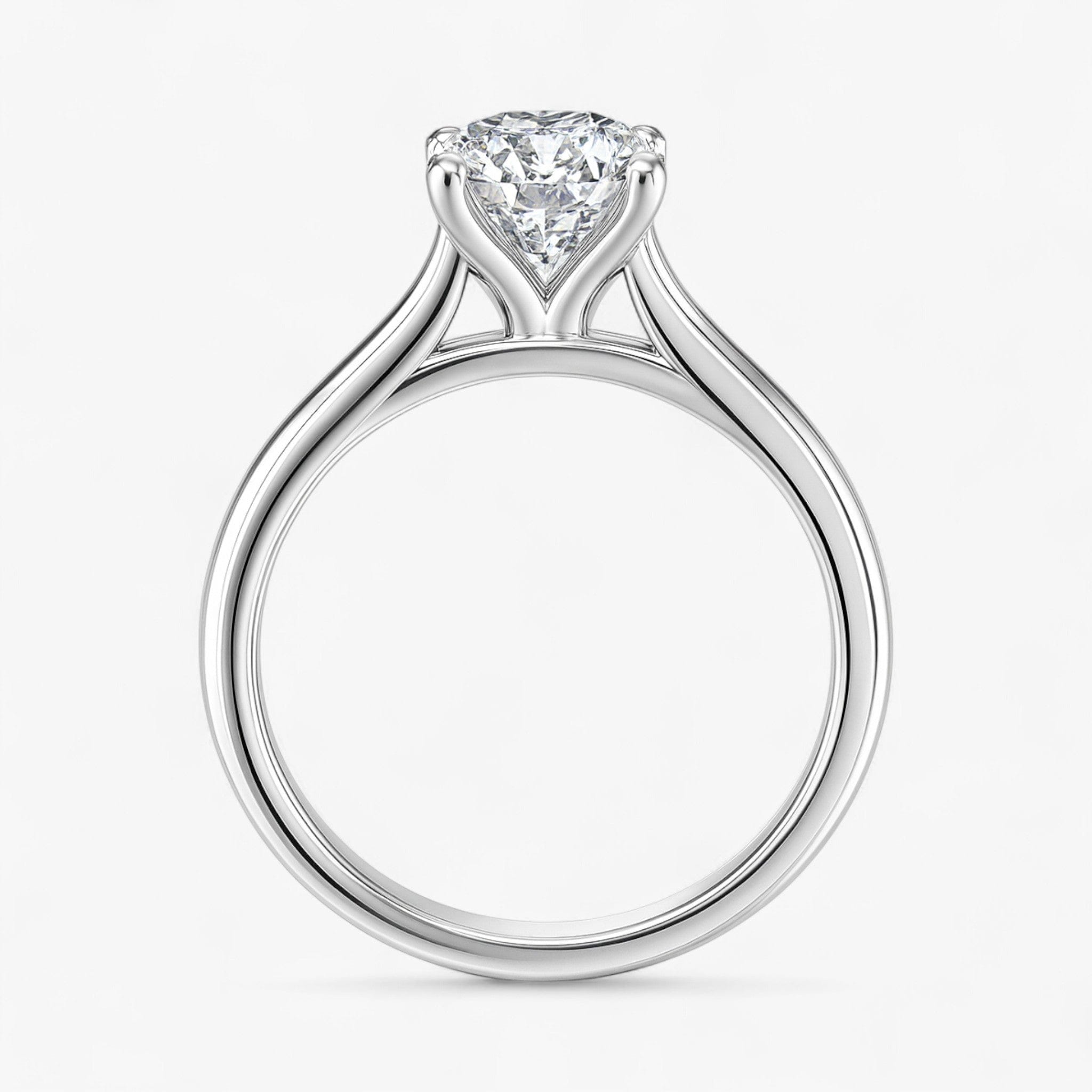 The Timeless Cathedral Solitaire Engagement Ring | Oval