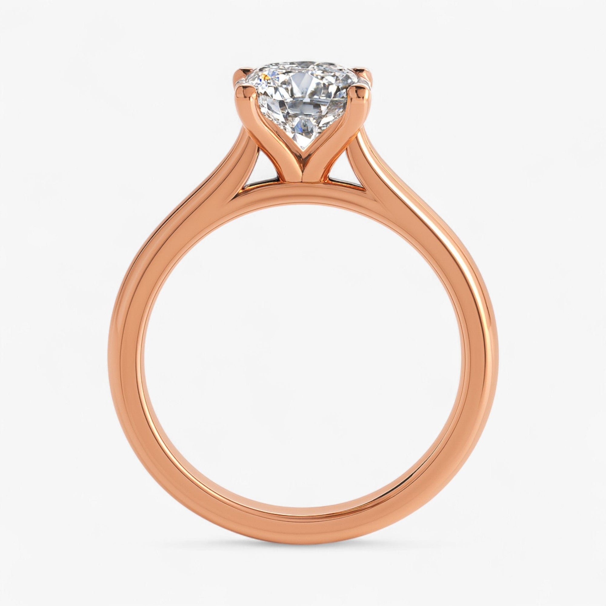 The Timeless Cathedral Solitaire Engagement Ring | Oval