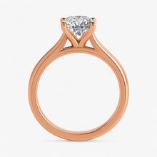 The Timeless Cathedral Solitaire Engagement Ring | Oval