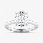 The Timeless Cathedral Solitaire Engagement Ring | Oval