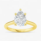 The Timeless Cathedral Solitaire Engagement Ring | Pear