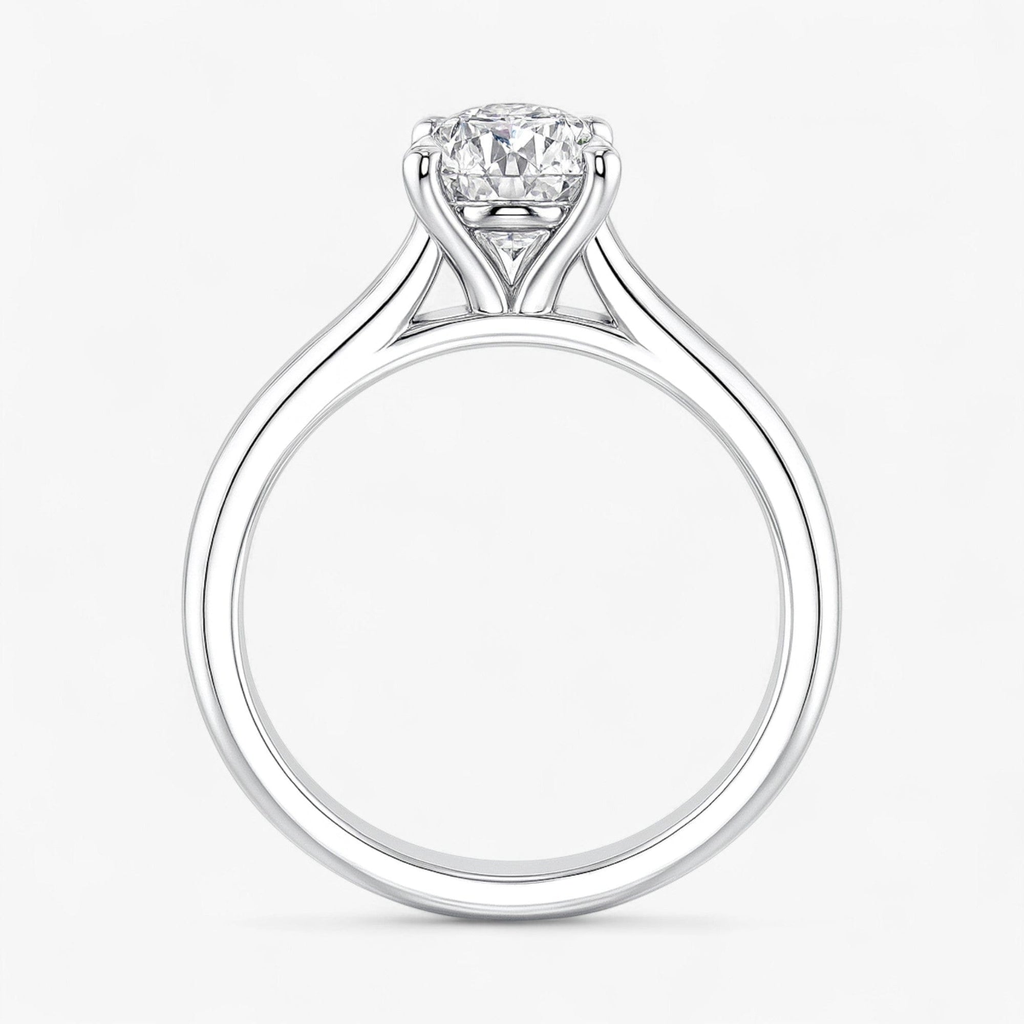 The Timeless Cathedral Solitaire Engagement Ring | Pear
