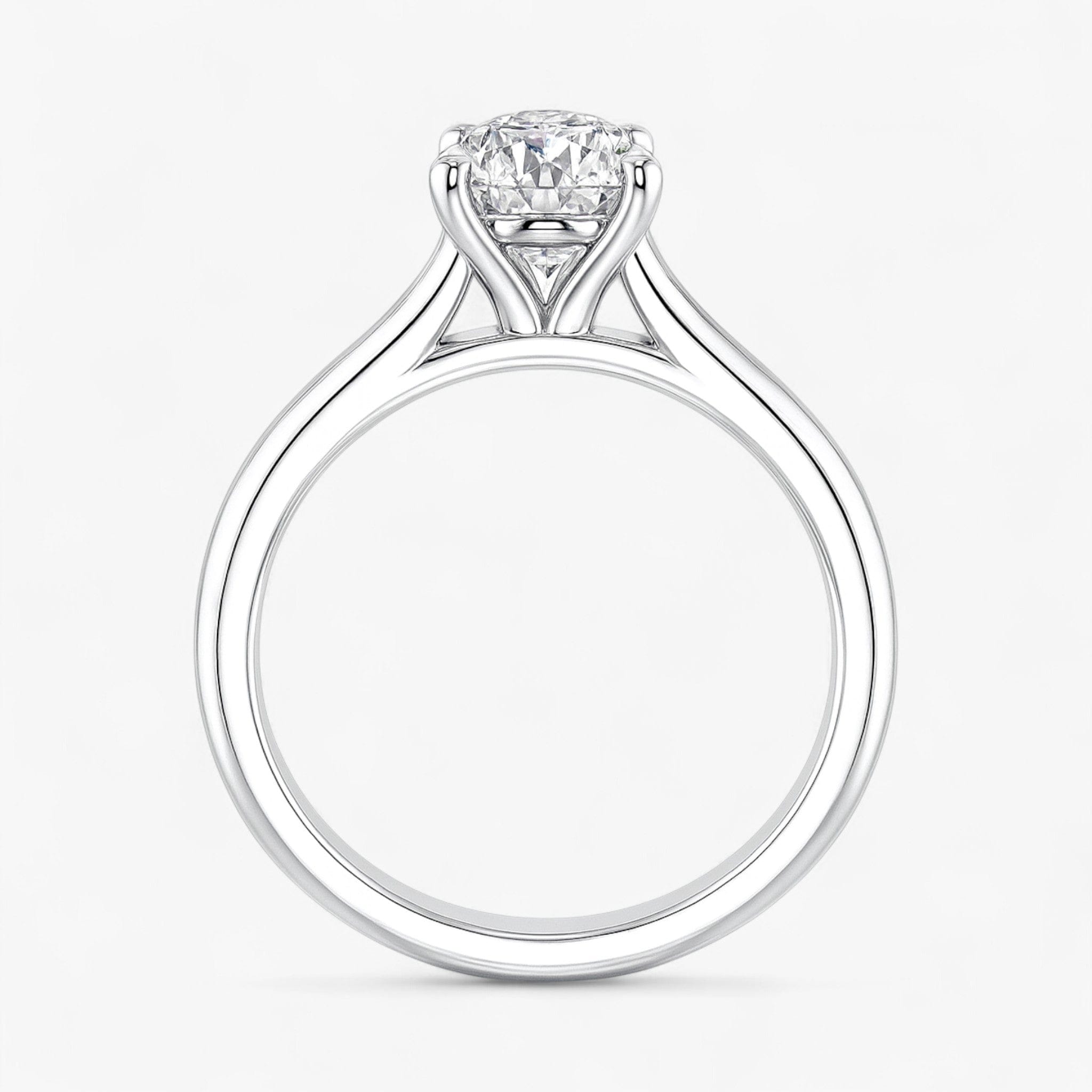The Timeless Cathedral Solitaire Engagement Ring | Pear