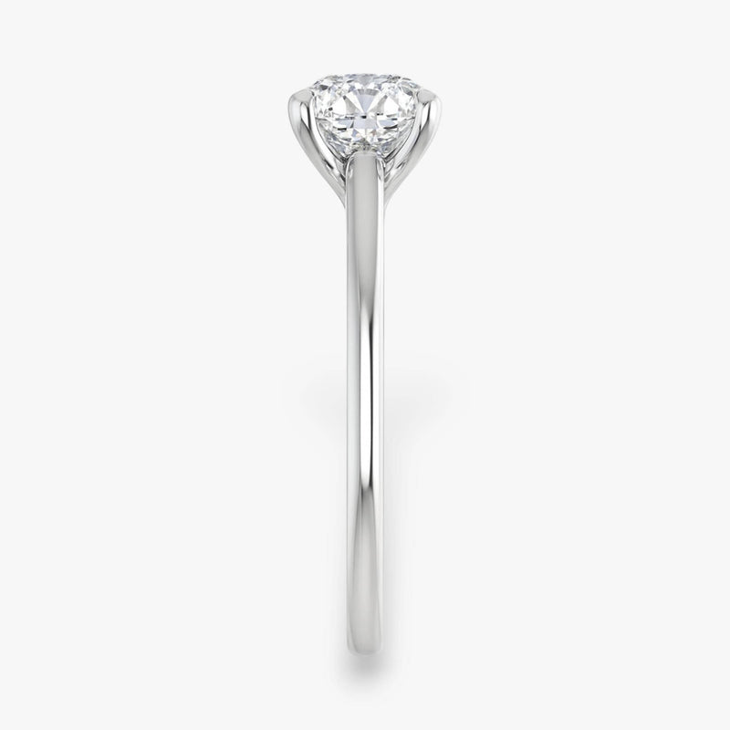 The Timeless Cathedral Solitaire Engagement Ring | Cushion