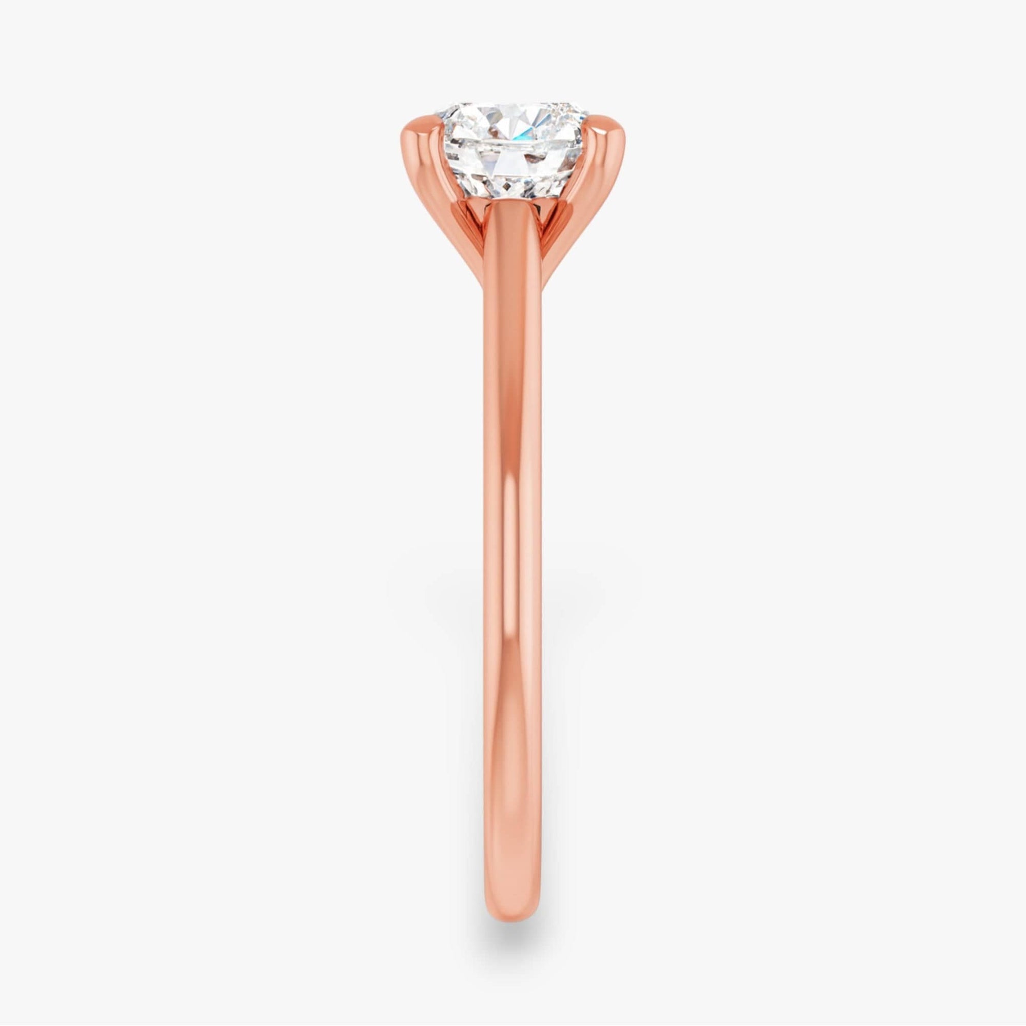 The Timeless Cathedral Solitaire Engagement Ring | Cushion