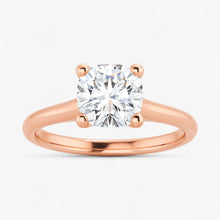 The Timeless Cathedral Solitaire Engagement Ring | Cushion